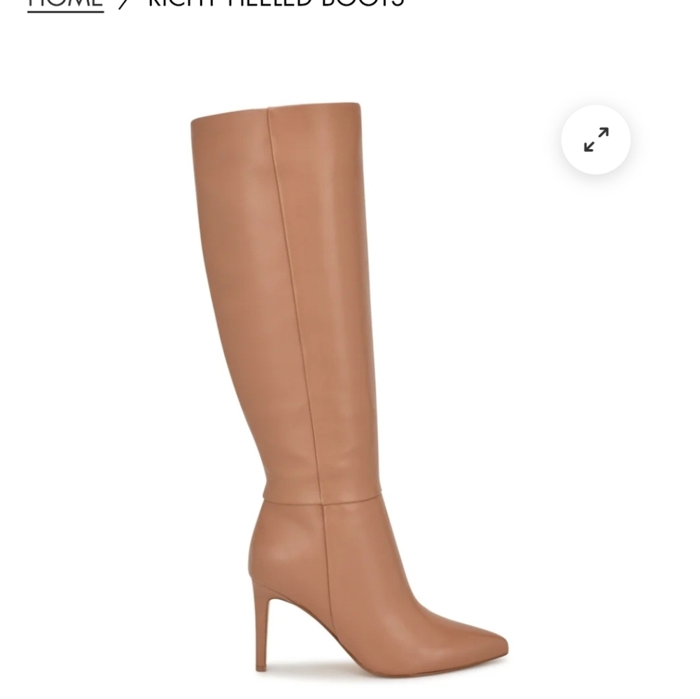 Nine West Tan Heeled Boots